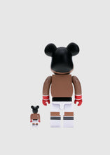 Load image into Gallery viewer, MEDICOM: BEARBRICK 100/400% MUHAMMAD ALI [BROWN]
