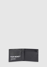 Load image into Gallery viewer, OFF-WHITE: QUOTE BIFOLD WALLET [BLACK]
